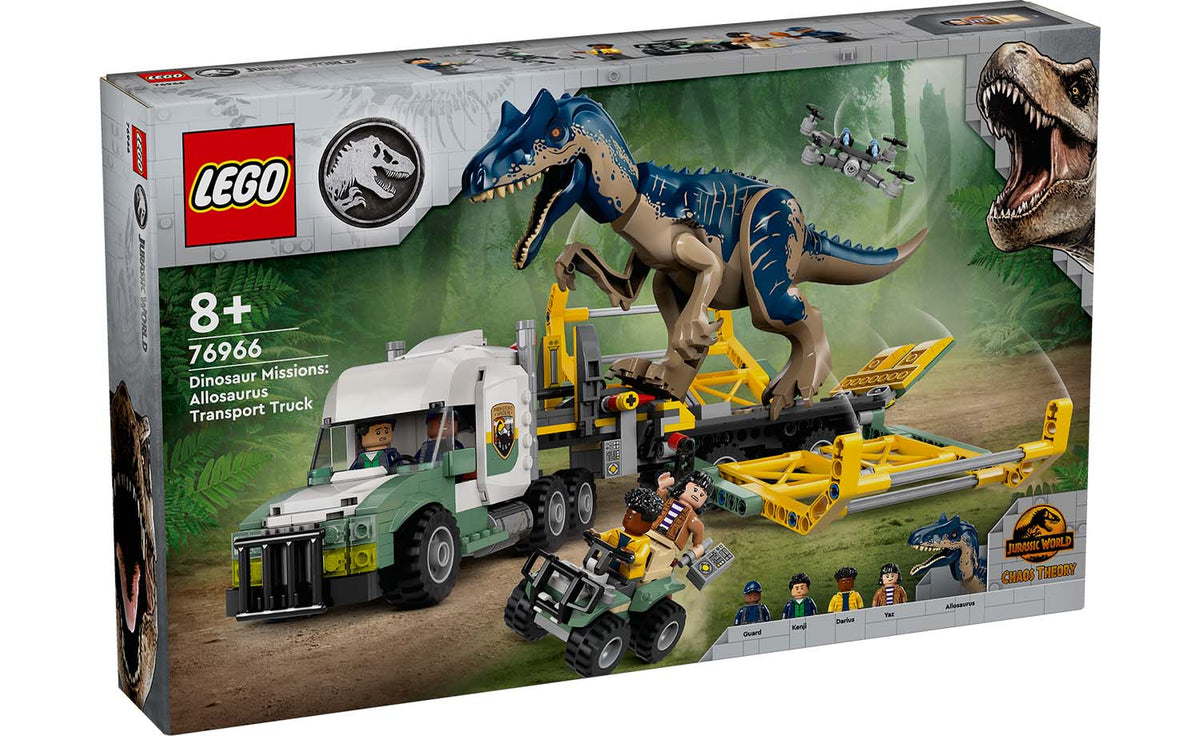 76966 LEGO Jurassic World Dinosaur Missions Allosaurus Transport LEGO Certified Stores