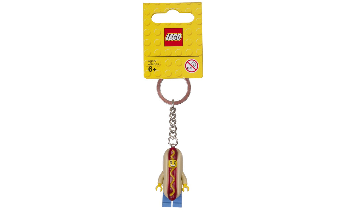  LEGO Hot Dog Guy Keyring - 853571 : Clothing, Shoes