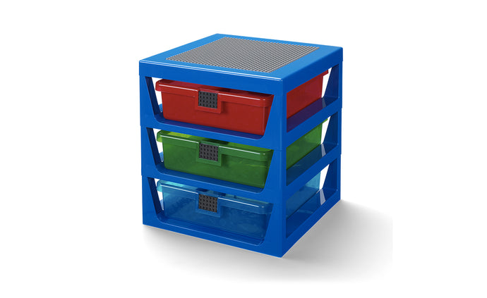50002 | LEGO® 3 Drawer Storage Rack - Blue