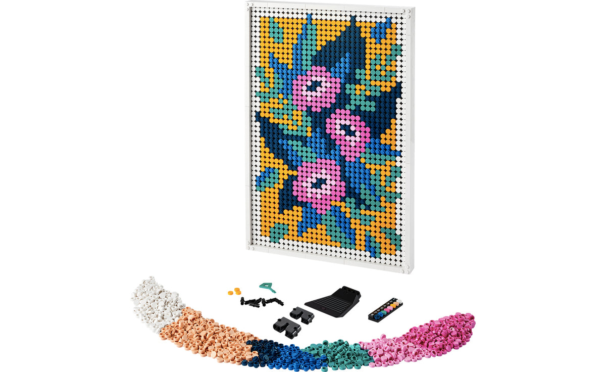 Review LEGO Art 31207 Floral Art - HelloBricks