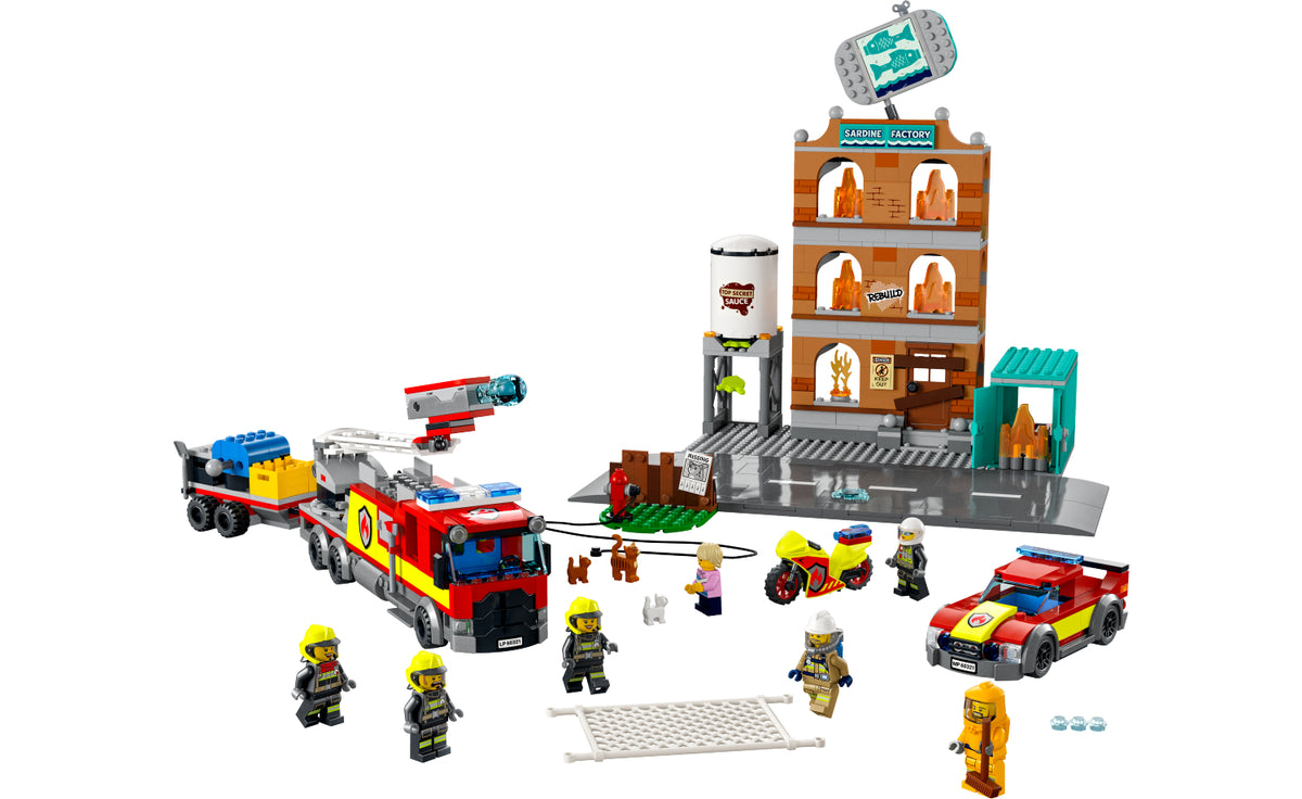 Lego fire online hall