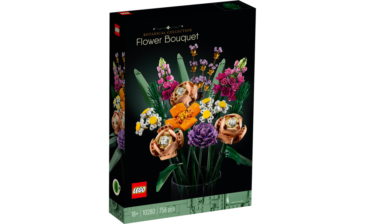  Flower Bouquet Building Kit, Not Compatible with Lego