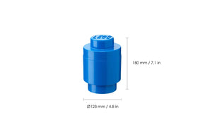 01731 | LEGO® 1-Stud Round Storage Brick - Blue