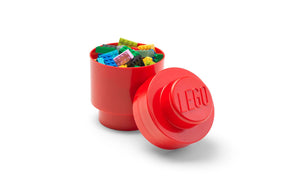 01730 | LEGO® 1-Stud Round Storage Brick - Red