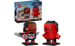 40668 | LEGO® BrickHeadz™ Captain America & Red Hulk Figures