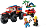 60412 | LEGO® City 4X4 Fire Truck With Rescue Boat