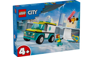 60403 | LEGO® City Emergency Ambulance And Snowboarder