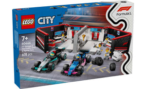 60444 | LEGO® City F1® Garage & Mercedes-AMG & Alpine Cars