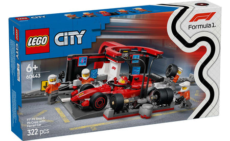 60443 | LEGO® City F1® Pit Stop & Pit Crew with Ferrari Car