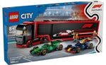 60445 | LEGO® City F1® Truck with RB20 & AMR24 F1® Cars