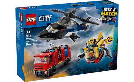 60462 | LEGO® City Helicopter, Fire Engine & Submarine Remix