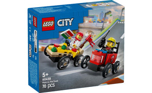 60458 | LEGO® City Pizza vs. Fire Truck Race Car Pack