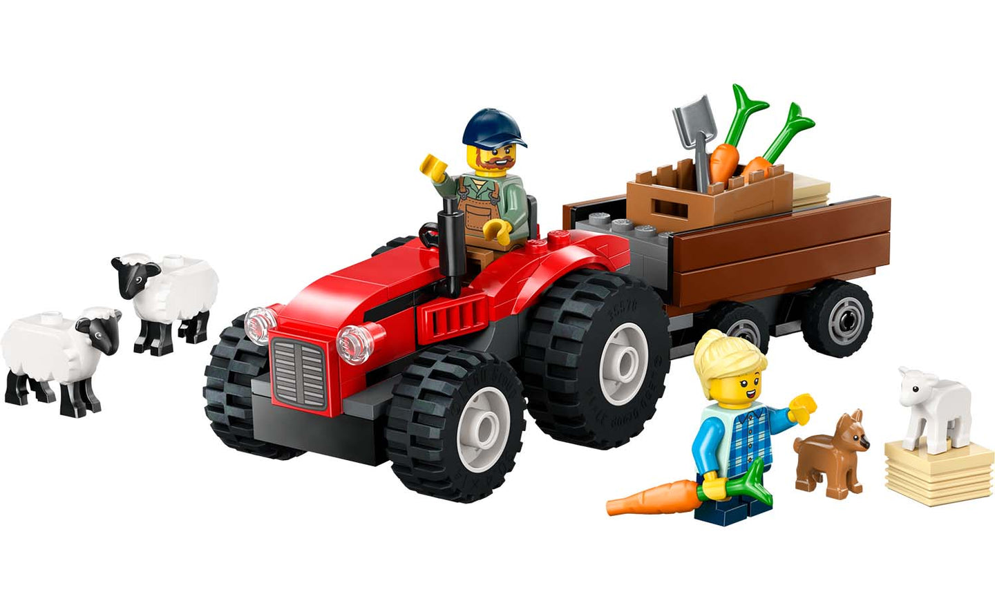 60461 | LEGO® City Red Farm Tractor with Trailer & Sheep