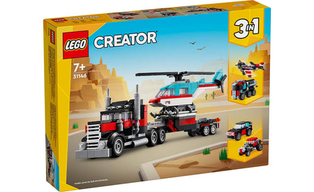 31146 | LEGO® Creator 3-in-1 Flatbed Truck With Helicopter