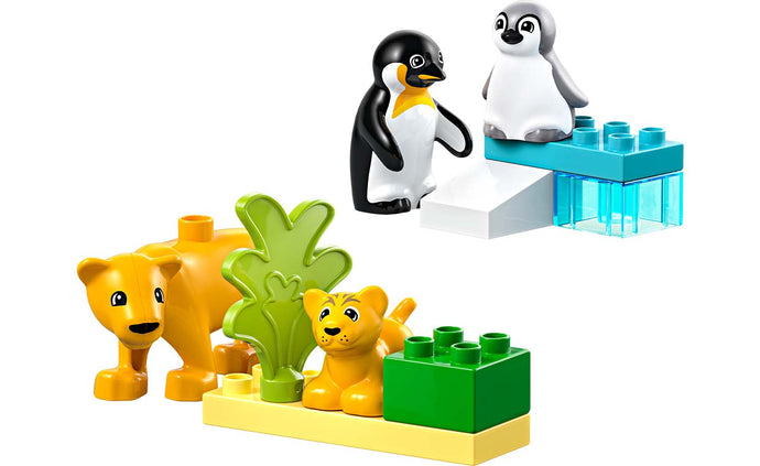 10442 | LEGO® DUPLO® Wild Animal Families: Penguins & Lions