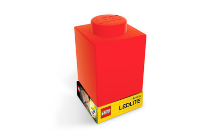 LP38 | LEGO® Iconic 1x1 Silicone Brick Nitelite - RED