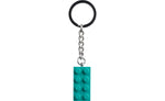 854303 | LEGO® Iconic Bright Bluish Green 2x4 Stud Key Chain