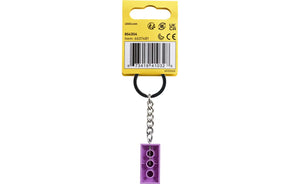 854304 | LEGO® Iconic Medium Lavender 2x4 Stud Key Chain