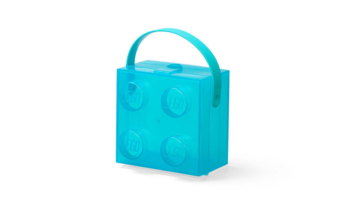 40010 | LEGO® Lunch Box with Handle - Translucent Light Blue