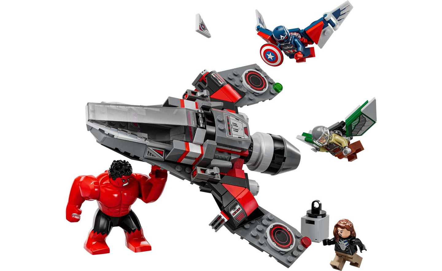 76292 | LEGO® Marvel Captain America vs. Red Hulk Battle