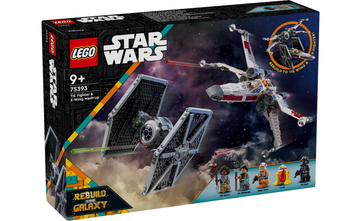 75393 | LEGO® Star Wars™ TIE Fighter & X-Wing Mash-up – LEGO Certified ...