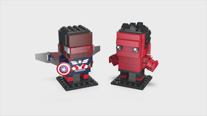 40668 | LEGO® BrickHeadz™ Captain America & Red Hulk Figures