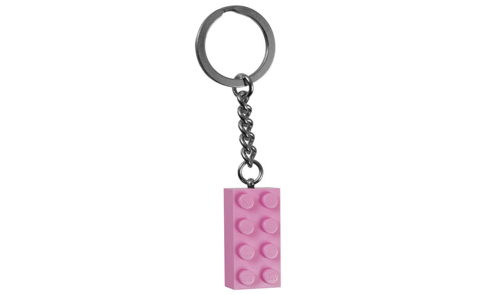 852273 | LEGO® Iconic Key Chain 2x4 Stud Pink