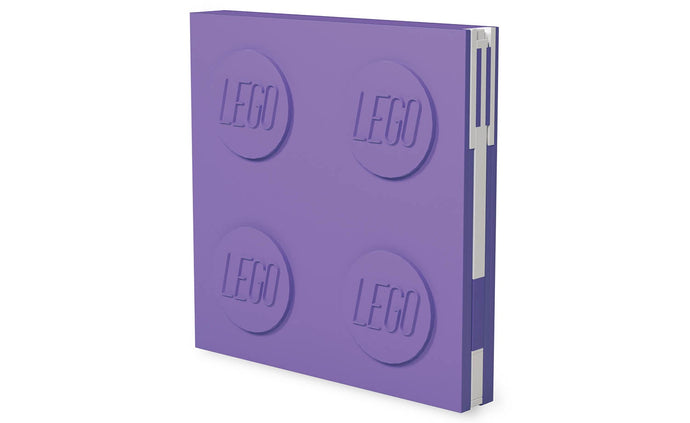 IQ52445 | LEGO® Locking Notebook with Gel Pen - Lavender