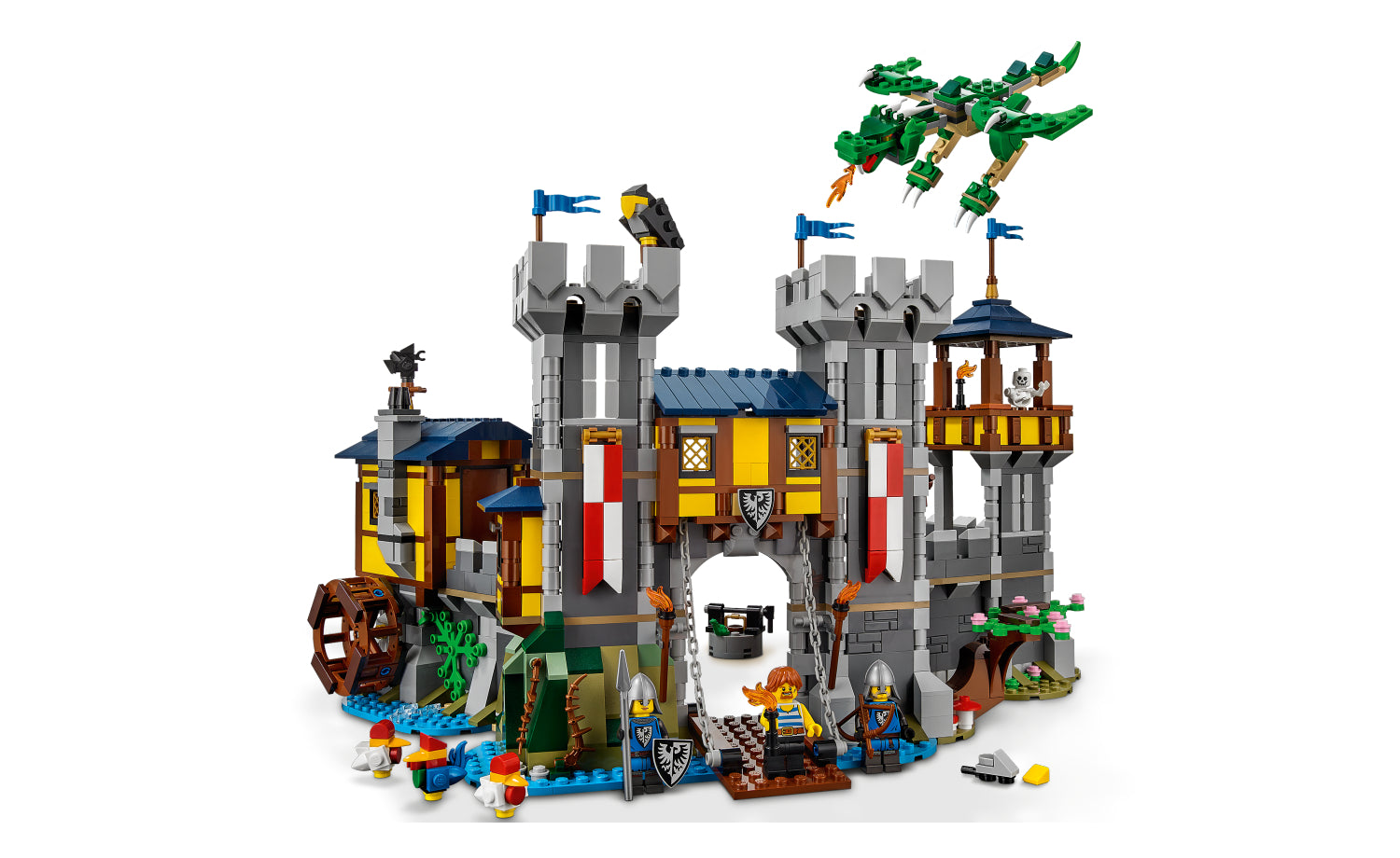 LEGO Creator 3 in 1 Medieval Castle ALL THREE BUILDS (31120) - 2021 Set  Review 