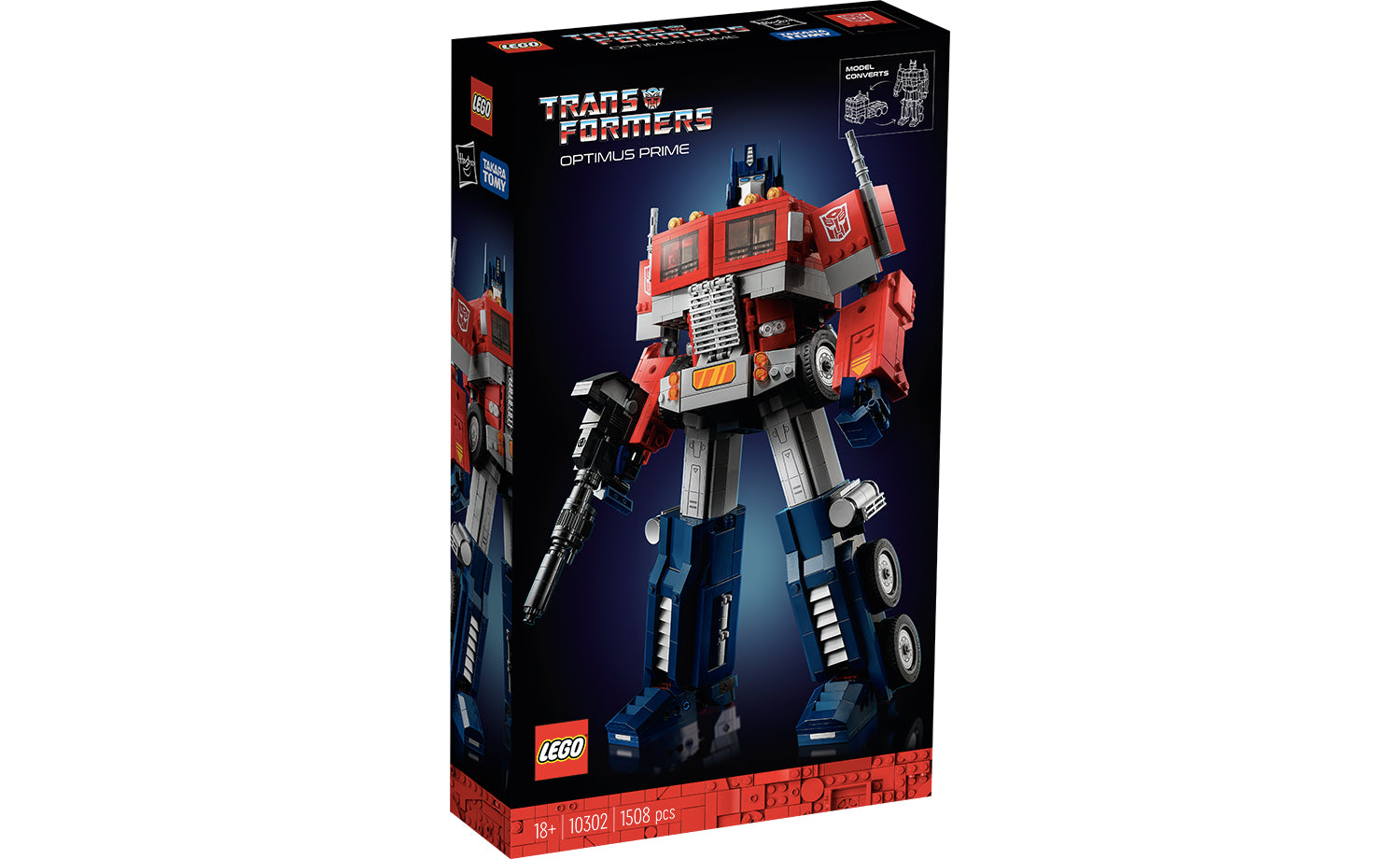  LEGO® Icons Optimus Prime 10302 Building Kit for Adults; Build  a Collectible Model of a Transformers Legend : Toys & Games