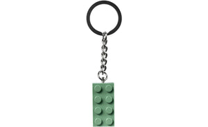 854159 | LEGO® Iconic Key Chain 2x4 Sand Green