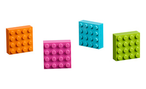 853900 | LEGO® Iconic 4x4 Brick Magnets