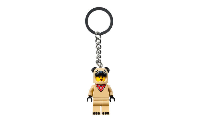 854158 | LEGO® Iconic French Bull Dog Guy Key Chain