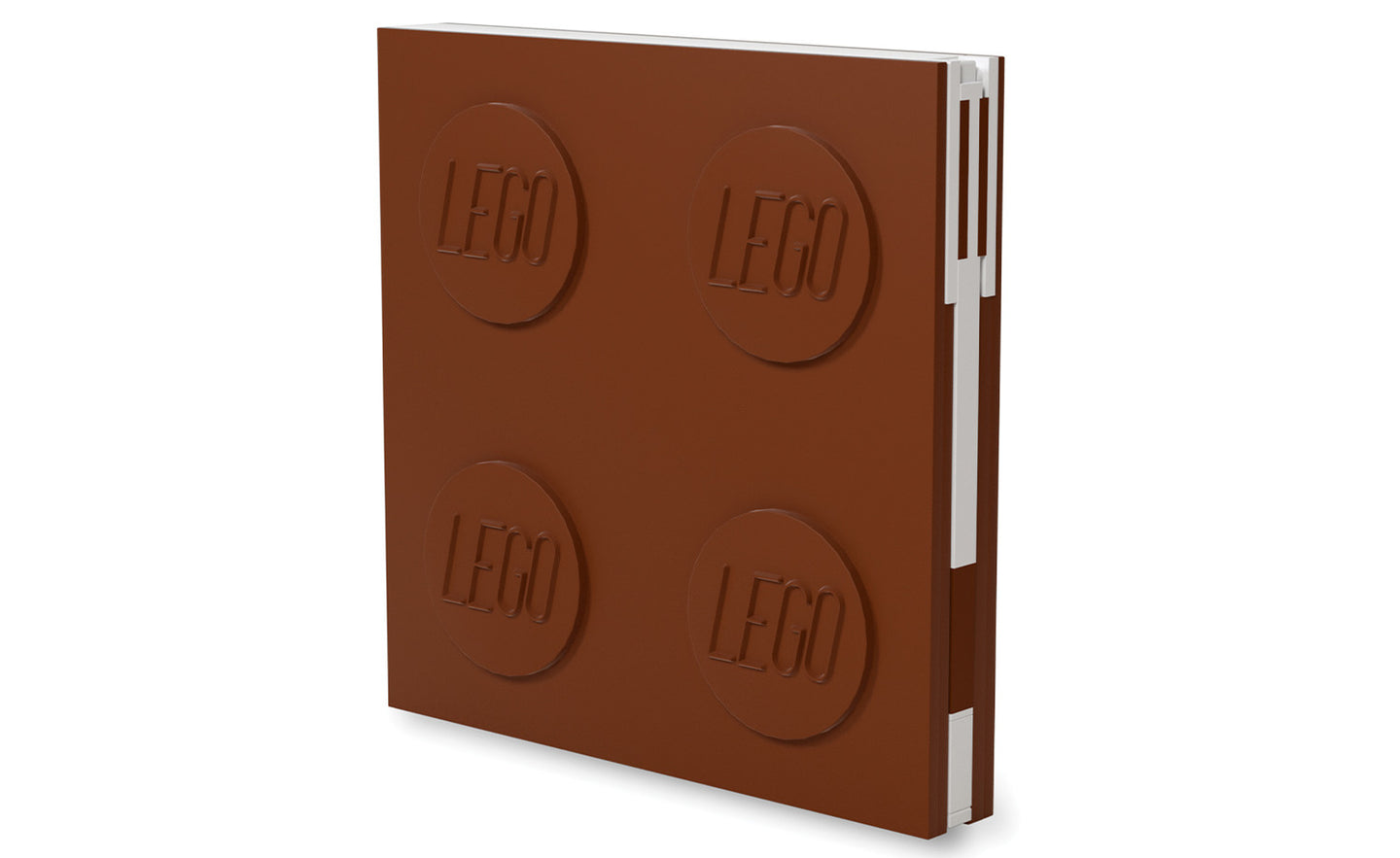 IQ52446 | LEGO® Locking Notebook with Gel Pen - Brown
