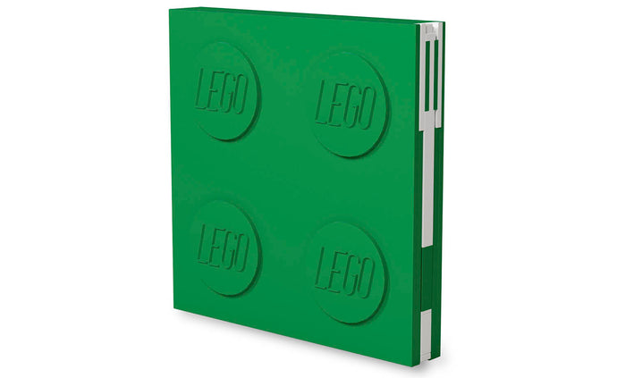 IQ52443 | LEGO® Locking Notebook with Gel Pen - Green