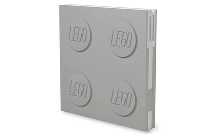 IQ52448 | LEGO® Locking Notebook with Gel Pen - Grey
