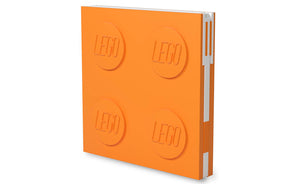 IQ52440 | LEGO® Locking Notebook with Gel Pen - Orange