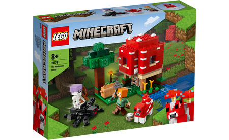 21179 | LEGO® Minecraft® The Mushroom House