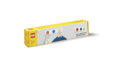 10001 | LEGO® Wall Hanger Rack - Red, Blue, Yellow